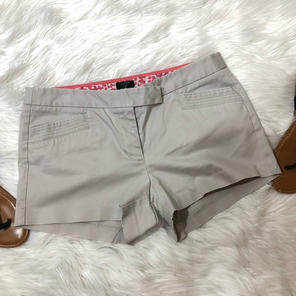 J. Crew Factory Pants - J. Crew Factory Khaki Shorts - Stretch Size 8